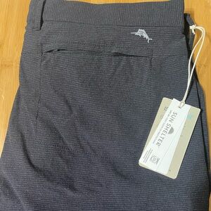 Tommy Bahama Classic Fit Chip Shot 5-Pocket Performance Black Pants Size 38W 32L